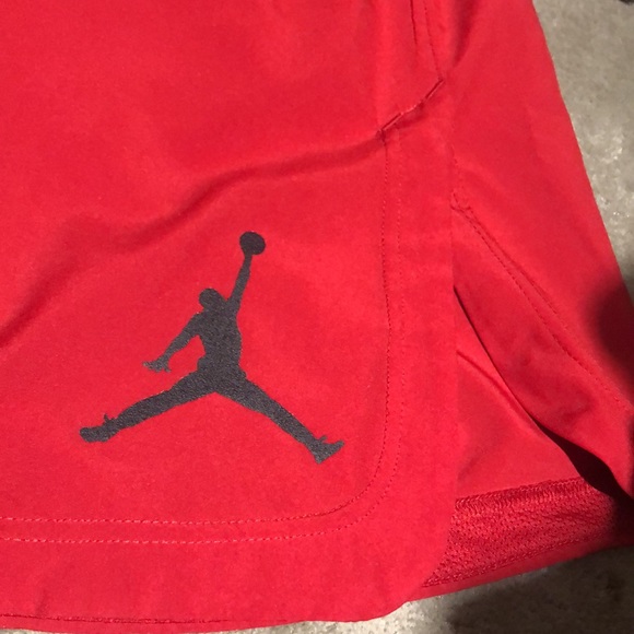 Nike shorts with Michael Jordan insignia.  Slits on either side. - Picture 2 of 9